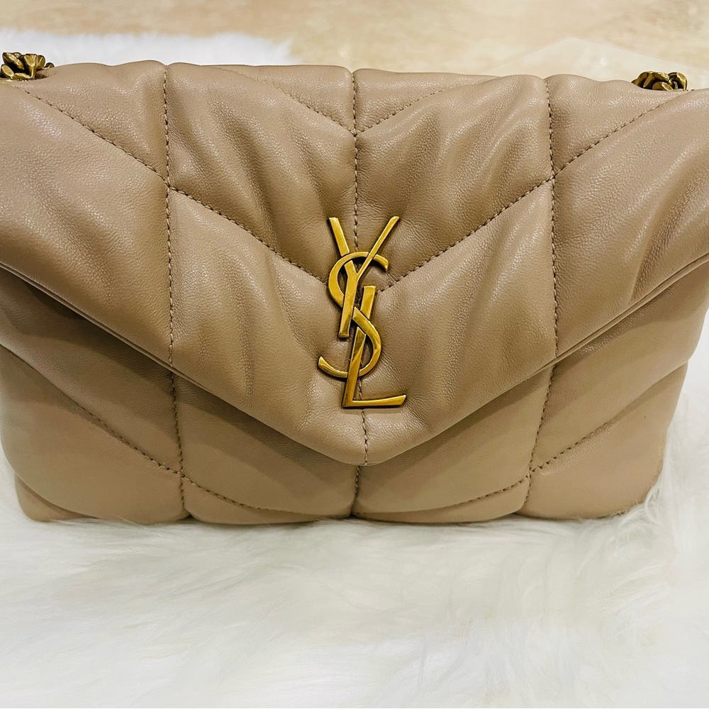 YSL toy puffer.